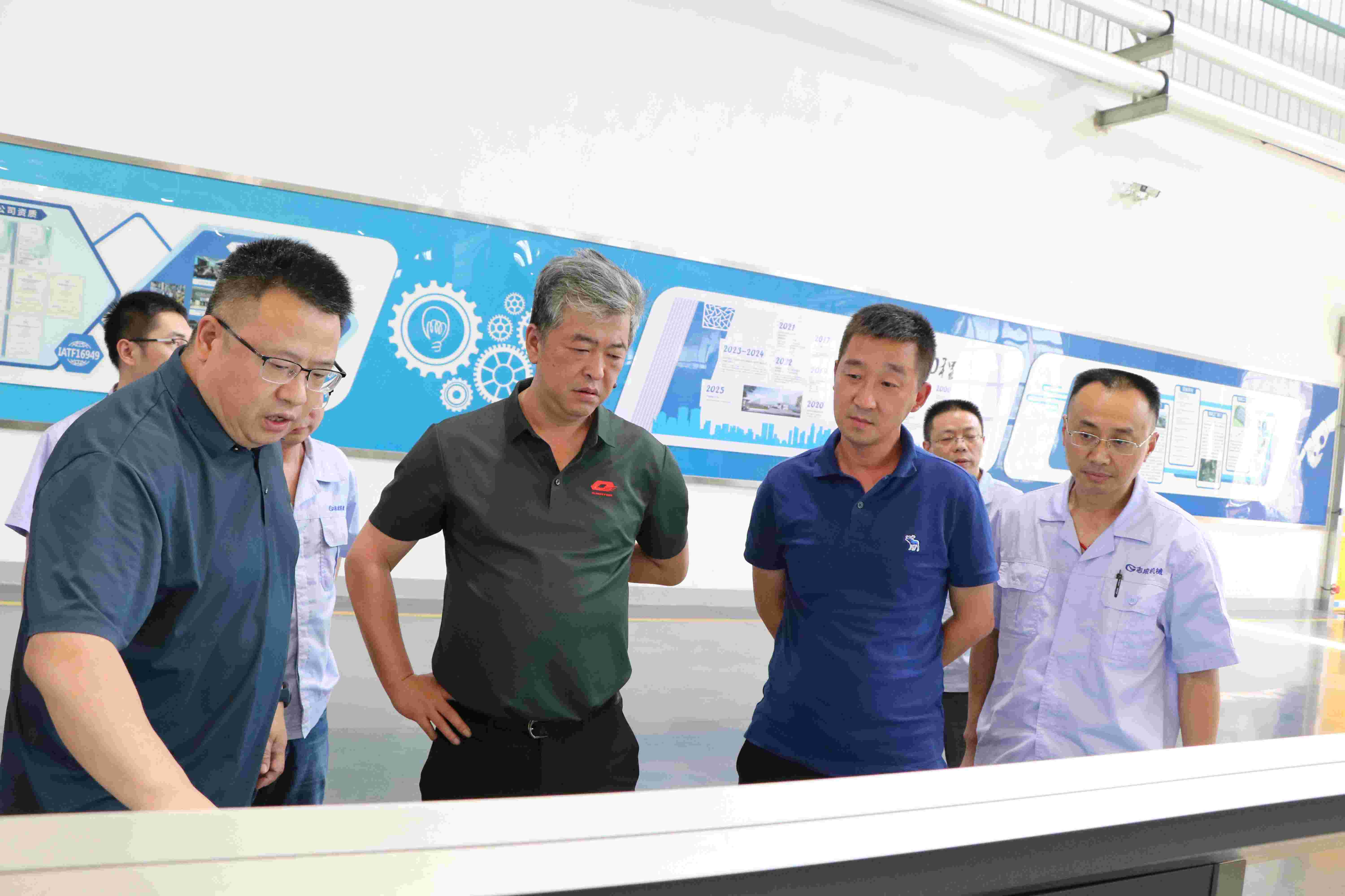 錢(qián)江摩托總裁蒞臨志成機(jī)械！